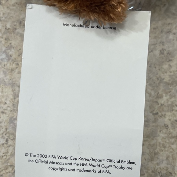 TY Beanie Baby - ENGLAND the Bear - FIFA 2002 World Cup Soccer Souvenir. - Picture 8 of 8